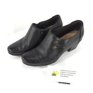 Catherine Malandrino Blake Casual Slip On Leather Boot Womens Size 6.5 Black